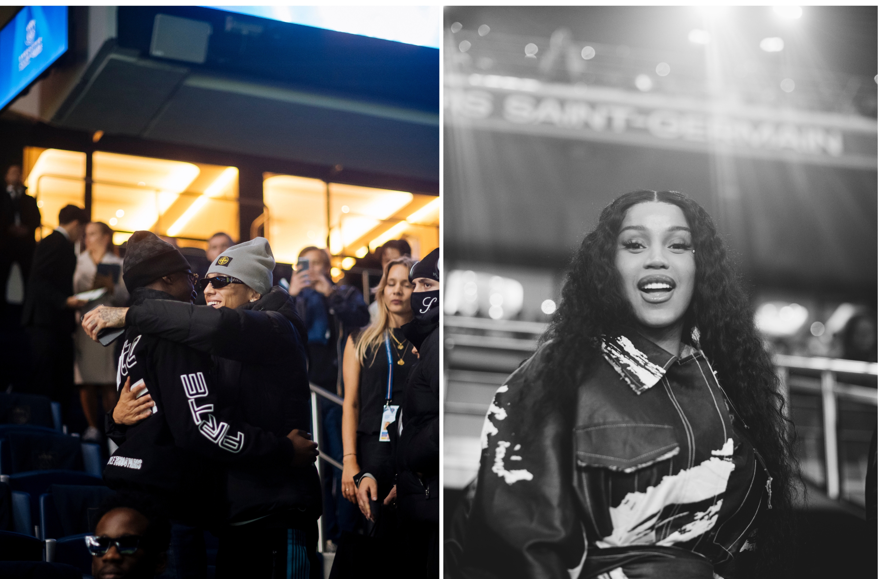 Skiss-PSG-ParcDesPrinces-photographe-événementiel-foot-CardiB-CentralCee
